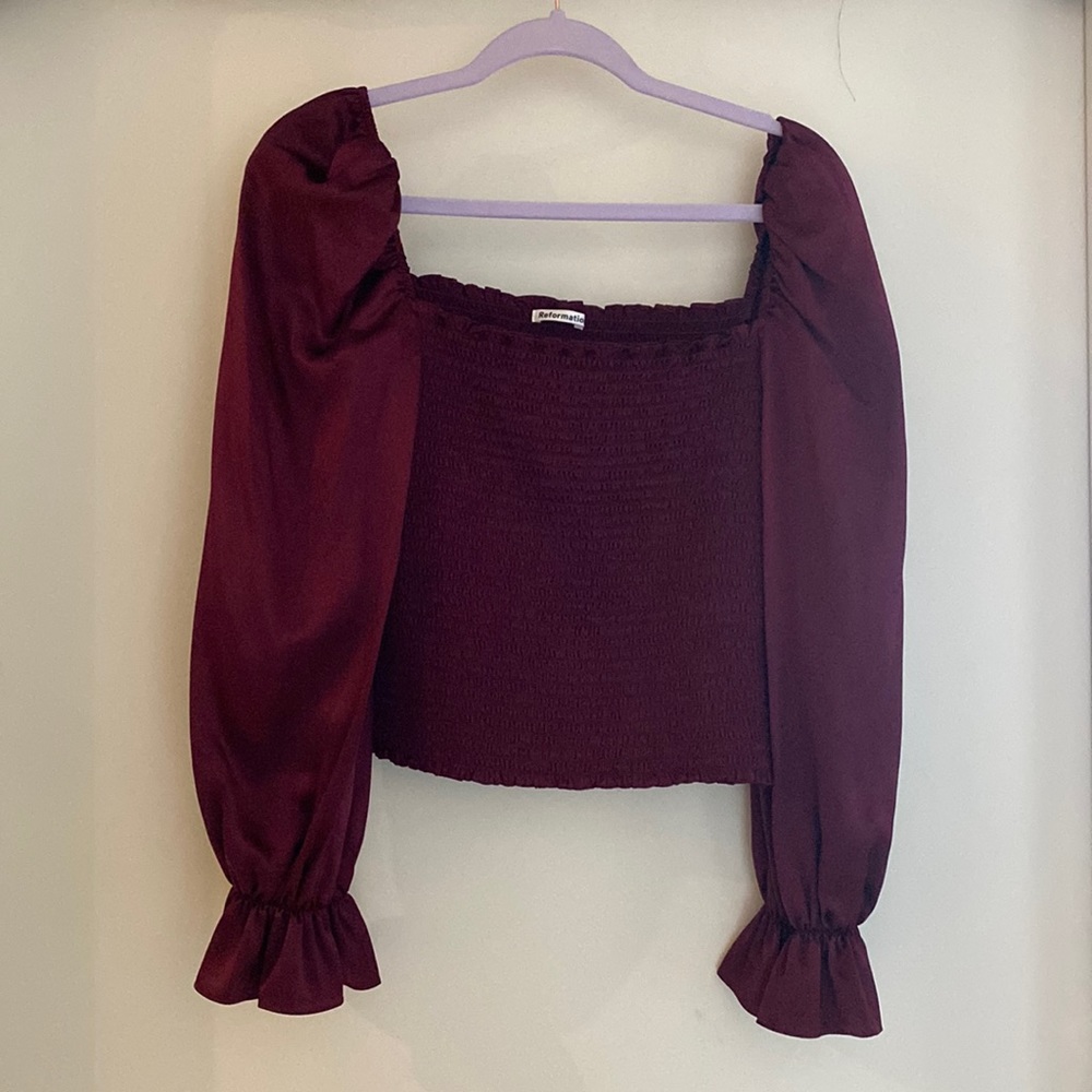 Reformation | Maroon top
